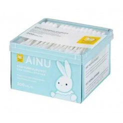 Ainu Eko-pumpulipuikko 200kpl