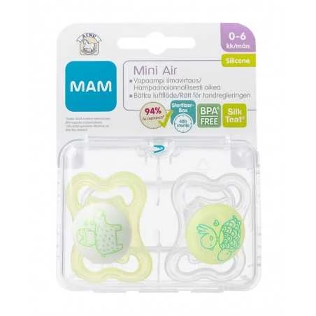 Ainu Mam Mini Air Tutti 0-6kk Silikoni 1 Ainu Mam Mini Air Tutti 0-6kk Silikoni