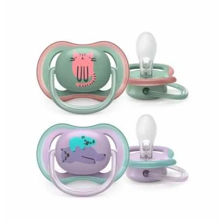 Avent Huvitutti Ultra Air 6-18 Vihreä/lila 1 Avent Huvitutti Ultra Air 6-18 Vihreä/lila