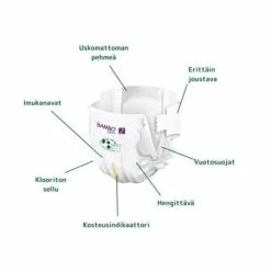 Bambo Nature 2 S Teippivaippa 3-6kg 30kpl 5 Bambo Nature 2 S Teippivaippa 3-6kg 30kpl -BIBS shop bambo nature 2 s teippivaippa 3 6kg 30kpl 2
