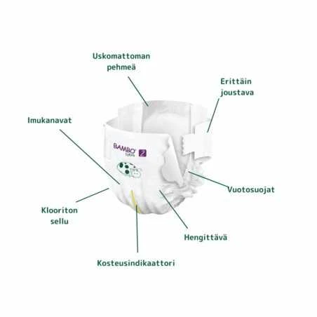 Bambo Nature 2 S Teippivaippa 3-6kg 30kpl 3 Bambo Nature 2 S Teippivaippa 3-6kg 30kpl - Image 3