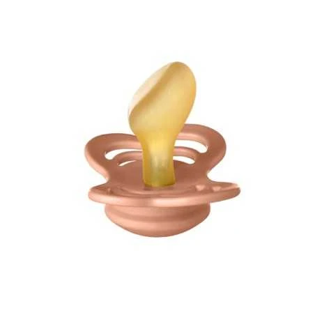 Bibs Couture Luonnonkumitutti 2kpl 0-6kk - Peach/Woodchuck - Image 3