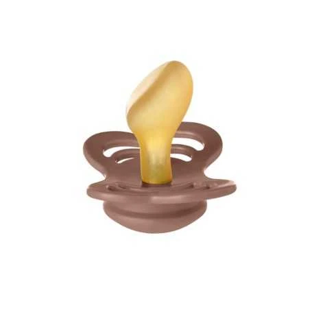 Bibs Couture Luonnonkumitutti 2kpl 0-6kk - Peach/Woodchuck - Image 5