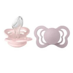 Bibs Couture Silikonitutti 2kpl 0-6kk - Blossom/Dusky Lilac