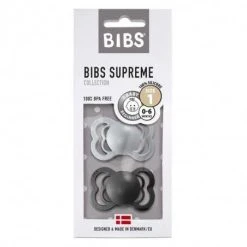 Bibs Supreme 2 Silikonitutti 1, Cloud/Black