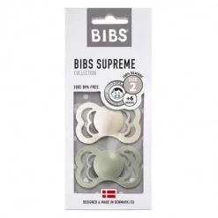 Bibs Supreme 2 Silikonitutti 2, Ivory/Sage
