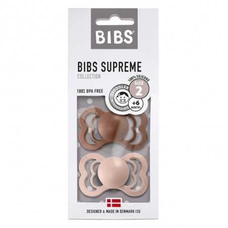 Bibs Supreme 2 Silikonitutti 2, Woodchuck/Blush 1 Bibs Supreme 2 Silikonitutti 2, Woodchuck/Blush