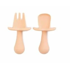 Cherub Baby Ensilusikka Ja -haarukka - Oranssi