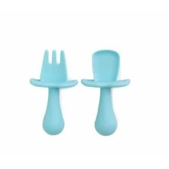 Cherub Baby Ensilusikka Ja -haarukka - Vaaleansininen