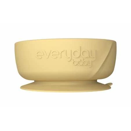 Everyday® Baby Everyday Baby Silikonikulho Imukupilla - Soft Yellow - Image 2