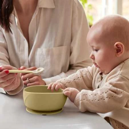 Everyday® Baby Everyday Baby Silikonikulho Imukupilla - Soft Yellow - Image 4