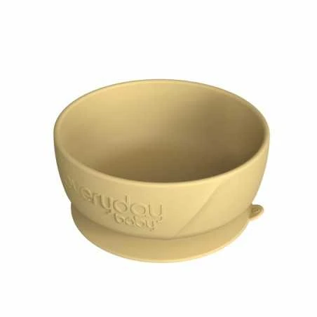 Everyday® Baby Everyday Baby Silikonikulho Imukupilla - Soft Yellow