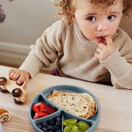 Everyday® Baby Everyday Baby Silikonilautanen Imukupilla - Harmony Green - Image 3