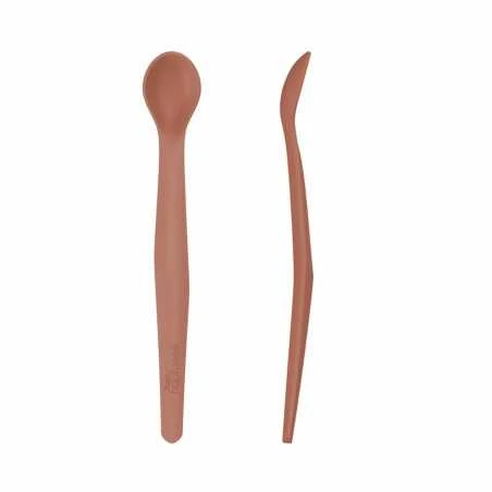 Everyday® Baby Everyday Baby Silikonilusikka 2kpl - Nature Red - Image 2