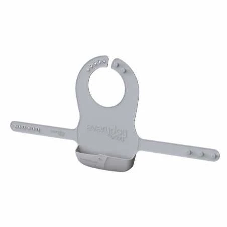 Everyday® Baby Everyday Baby Silikoninen Ruokalappu - Quiet Grey