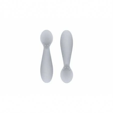 Ezpz Tiny Spoons Lusikat, Pewter 1 Ezpz Tiny Spoons Lusikat, Pewter