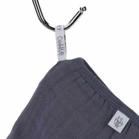 LÄSSIG Lässig Pesukinnas Muslin, Navy 3kpl - Image 2