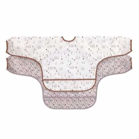 LÄSSIG Lässig Ruokalappu Hihalla 2kpl, Tiny Farmer Goose