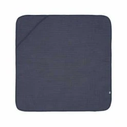 LÄSSIG Lässig Huppupyyhe Muslin, Navy