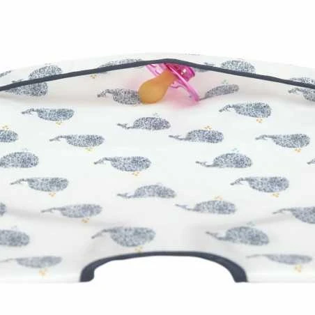 LÄSSIG Lässig Ruokalappu Hihalla, Whale - Image 2