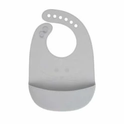 LÄSSIG Lässig Silikoniruokalappu, Grey