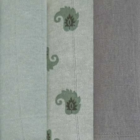 Lodger Harso, 70x70, 3-pak, Flame Silt Green 2 Lodger Harso, 70x70, 3-pak, Flame Silt Green - Image 2