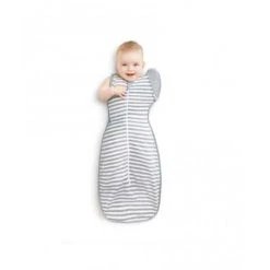 Love To Dream Swaddle Up 50/50, L, Harmaa Raita