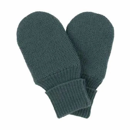 Voksi Double Knit Lapaset, Merinovilla, Sea Green, 1-2v