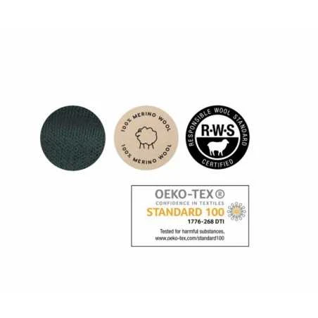 Voksi Wool Pääpanta, Melange Sand, 54 - Image 2